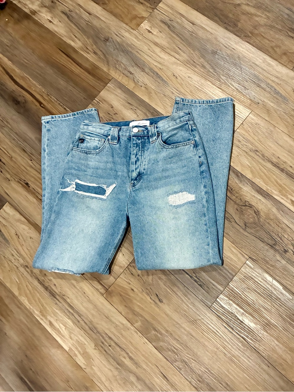 Kancan VINTAGE VIBE HIGH RISE 90S STRAIGHT JEANS - Picture 14 of 16